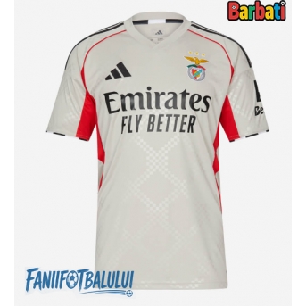 Benfica Tricou Fotbal Replică 2025-26 Barbati Deplasare
